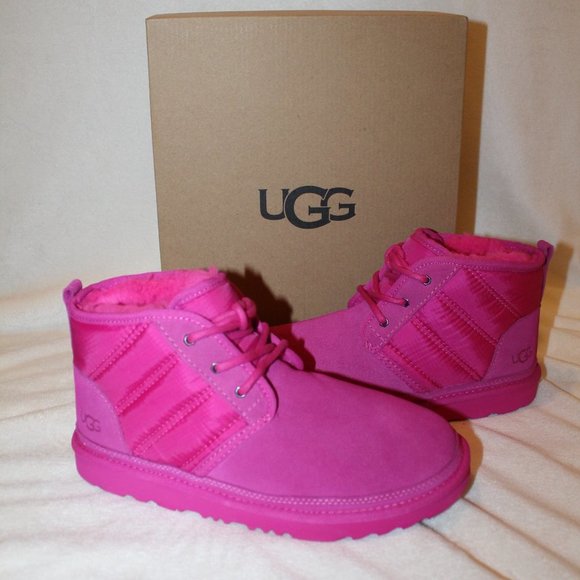 NIB YOUTH 6‎ WOMEN'S 8 TASMAN SUEDE PUFFER NEUMEL BOOT TAFFY PINK - Picture 1 of 8